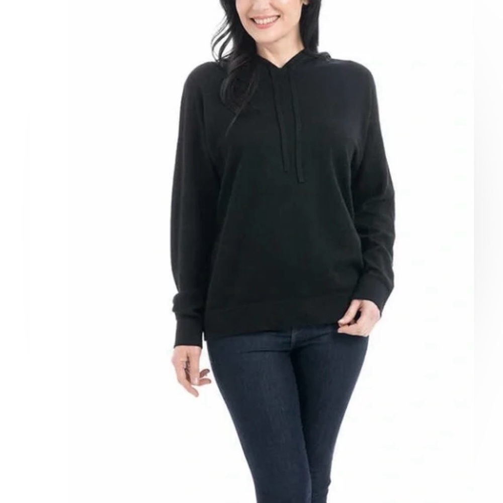 Hilary Radley - Black Hoodie Sweater